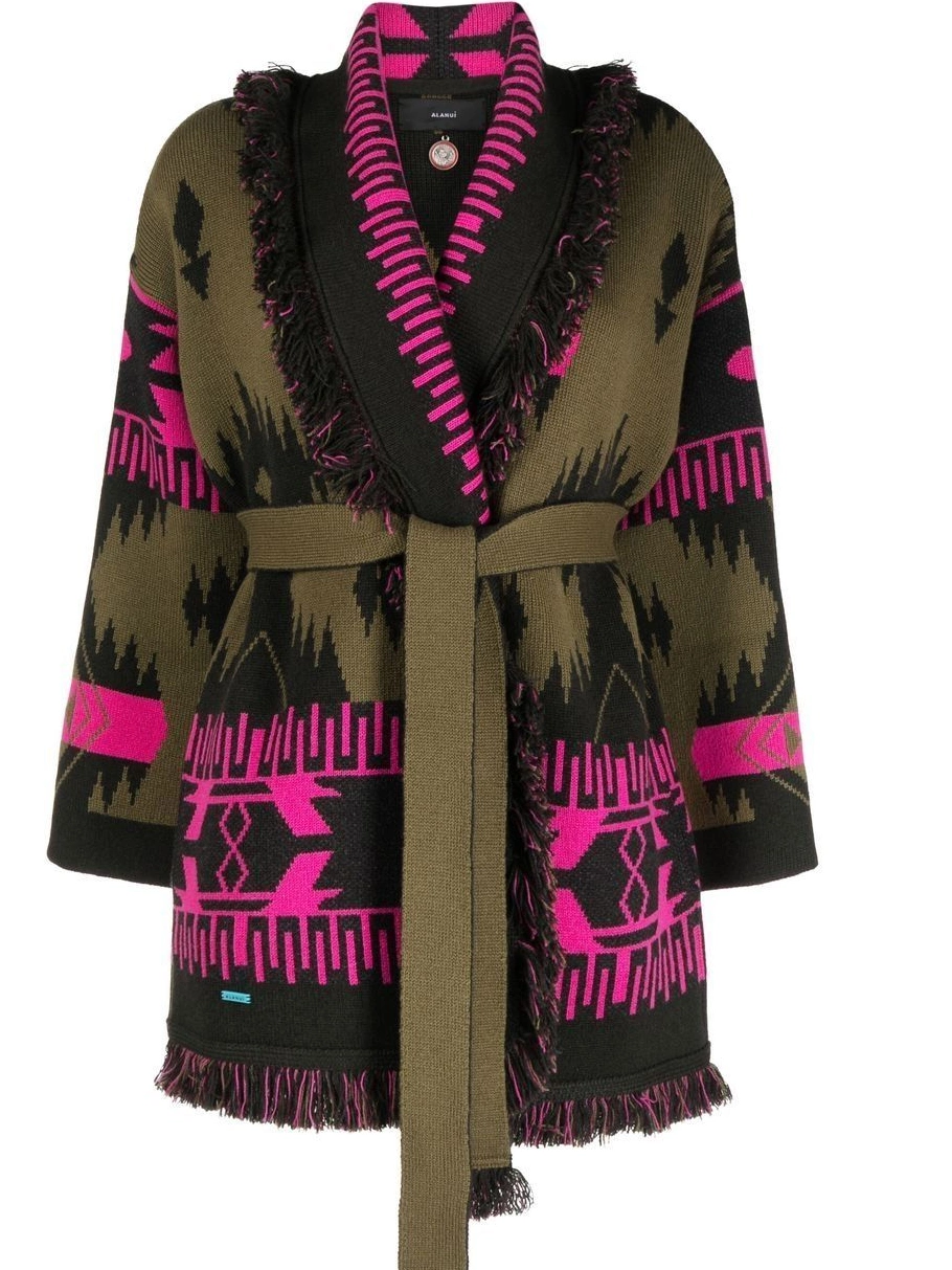 Affordable Women geometric-jacquard Alanui cardigan Icon 0803